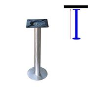 Pieds de Table en Métal,Pieds de Bar de Cuisine,Jambe d'Accessoire de Meuble Bricolage,Pied de Table À Manger,Pieds de Table de Bureau Lourds,Hauteur 40-120cm,Capacité 200Kg,1pcs(Silver90cm/35.4in)