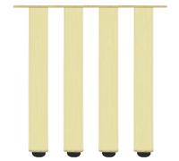 Pieds de Table Haute, Lot de 4 Pieds Meuble Doré Pattes de Meuble Réglable Pied de Fauteuils Aluminum Alloy | Anodisé Jambe Canapé Hauteur Optionnelle: 6-60cm Commode Meuble Bas Wardrobe 60cm/23.6"