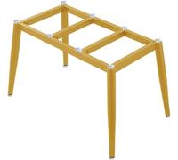 Pieds de table industriels, cadre en acier au carbone robuste pour bureau, capacité de charge de 400 kg, convient pour marbre, verre, dessus en bois, 175 cm x 80 cm x 73 cm