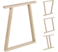 Astigarraga – Pieds de table modulable – Bok Modèle 1 – Pin massif – 64x5,8x75 cm – Prêt à peindre