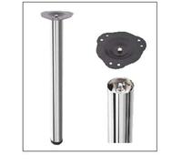 Pieds de Table, Pied de la Table Acier Noir Vernis 710mm, 4er Set