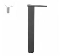 Pieds de table, pieds de meubles, ronds coniques de rechange pour table basse, commode, table de chevet (A, 25 cm)