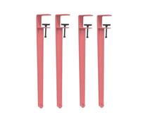 Pieds De Table Pince Pied De Table RéGlable en MéTal sans PoinçOn Pieds De Pince De Table Temporaire ExtéRieur Table Basse De Bureau à Manger AppropriéE (71cm / Rose)