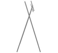 Pieds de table de bar pliables Argenté 45x53x108 cm