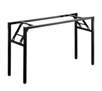 Pieds de table pliables en fer - Pieds multifonctions avec vis pour tables de salle à manger et tables basses - Support robuste pour la maison et le bureau
