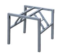 Pieds De Table Pliables en Métal Robuste, Pieds De Meubles en Acier Industriel pour Table Basse, Bureau Ou établi, Conception Pliable Peu Encombrante, Grey 58x58x70cm/22.8x22.8x27.6in