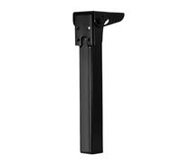 Pieds de table pliables : pièces de rechange réglables pour meubles, support en métal noir, charnières de verrouillage robustes, kit de construction de bureau, extension de support pour