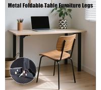 Pieds de Table pliants 15 cm Design | Pieds Hairpin Acier Carbone, Pliables, Portables, Stables, Extension Table de Travail, Tables Pratiques, Facile Montage, Moderne Solide Polyvalent Maison