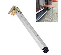 Pieds de Table pliants réglables en Acier Inoxydable - Pieds de Support réglables en Hauteur par poussée et Traction pour Tables et Meubles de Salle à Manger - 1 pièce (46 cm/18,1")