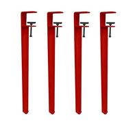 Pieds de table réglables à clipser - Pieds de meubles en forme de F pour tables, bars de petit-déjeuner et plans de travail, design sans perforation