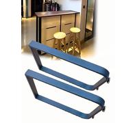Pieds de table réglables en fer robuste pour îlot de cuisine ou comptoir de bar, pied de support unique avec glissières de nivellement à vis, parfaits pour les bureaux et les armoires