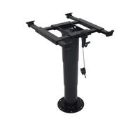 Pieds de table réglables en hauteur, 34 à 74 cm, pied de table pneumatique | Pied de table coulissant à quatre voies - 15 cm - Base de table à fermeture éclair - Pour caravanes, studios, balcons
