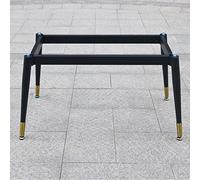 Pieds de table réglables en métal avec ventouses, cadre de table de salle à manger et de conférence, assemblage facile, 55,9 x 40,6 cm, support en fer robuste pour tables basses, hauteur 60 cm