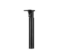 Pieds de table réglables en métal de 45,7 cm avec pieds pliables en fourrure pour bar et comptoir de petit-déjeuner - Vis incluses - 1 pièce (noir) - Mise à niveau de meubles durables et élégants