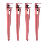 Pieds de table réglables en métal, design de pince en forme de F, pas de perforation, pieds de meubles pour consoles et bureaux de salle à manger