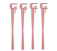 Pieds de table réglables en métal, pieds de table basse en forme de F, pieds de meubles amovibles pour projets de bricolage, idéal pour console et bureau de salle à manger