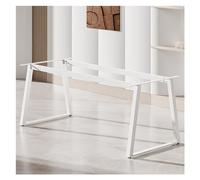 Pieds de table robustes en métal blanc pour meubles de bricolage, pieds de protection pour bancs et chaises, parfaits pour les tables basses et les tables d'appoint, pieds de meubles en métal durable