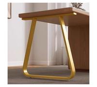 Pieds De Table Trapézoïdaux En Métal, Pied De Bar Table Modernes Très Résistants, Pieds De Support De Rechange Pour Table Basse, Pied De Meuble Reglable, Set De 2(Gold,W*H:45 * 62cm(17.7 * 24.4in))