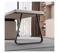 Pieds De Table Trapézoïdaux En Métal, Pied De Bar Table Modernes Très Résistants, Pieds De Support De Rechange Pour Table Basse, Pied De Meuble Reglable, Set De 2(Noir,W*H:45 * 62cm(17.7 * 24.4in))
