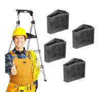 Pieds d'échelle - 4 patins en caoutchouc antidérapants | Pièces de rechange pour chaussures de sécurité haute performance | Accessoires d'échelle rapide pour fenêtre de travail électrique Nettoyage du