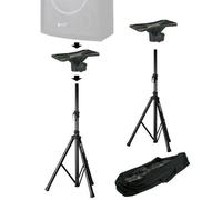 Pieds d'enceintes Vonyx avec plateaux - Ensemble complet