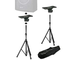 Pieds d'Enceintes Vonyx avec Plateaux - Ensemble Complet