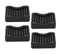 Pieds en caoutchouc - Kit de nivellement en caoutchouc - Niveaux de barbecue - Accessoires de barbecue - Pieds de nivellement caoutchoutés - Accessoires de jambes empilables - Outil de barbecue pour