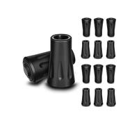 Accessoire - INF - Lot de 12 pieds pour bâtons de randonnée - Caoutchouc - Noir - Usage régulier