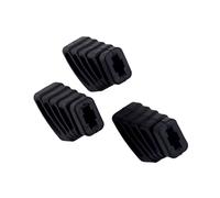 Pieds en Caoutchouc pour Rack de Batterie, Lot de 3 Taille L Wc10 | Noir, pour Stands Légers Double-brace et Grands Simple-brace, Lot 3 Pièces