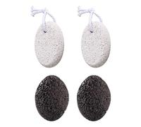 Pieds en pierre ponce naturelle - Outil de volcanique | Remover de callosités pour la peau, routine quotidienne, voyage, femme, homme, spa à la maison, douche, bain, et Li
