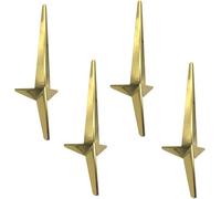 Pieds et socles de Lot de 4 pieds de canapé, pieds de chaise en métal, pieds inclinés galvanisés, pieds de support d'armoire, pieds de meuble TV, 15 cm