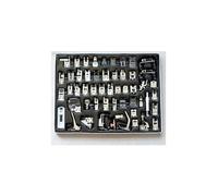 Pieds Machine Coudre 52 Pièces Multifonction, Compatible Brother/Singer, Presse Professionnelle 505A