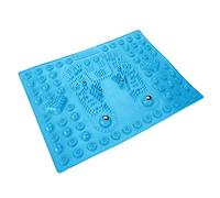 Pieds Massage Magnétite Pad Pieds Acupression Réflexologie Marche Tapis de Massage Pieds Réflexologie Marche Tapis de Massage pour Femmes(Bleu)