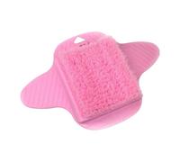 Pieds Massage Non Électrique à Appuyer, Époutteur de Callus Portable pour Douche/Spa - Dissolveur de Cale, Réutilisable avec Système Anti-Glisse (Rose)
