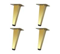 Pieds Meuble de Cône 13cm, Lot de 4 Pattes Meuble Remplacement Pied Table Coniques Pied Cuisine Fer | Galvanoplastie Pieds d'Armoire Hauteur: 13-20cm Jambes Canapé Jambes Table Chaise 13cm/5.1"