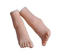 Pieds ou Mains Mannequin Silicone pour l'enseignement, Pied Mannequin Silicone, 36 Yards Bas Soie Silicone véritable pour Photographie, modèles Bijoux, Pieds Souples Mannequin Gel silice