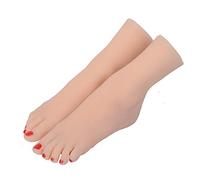 Pieds ou Mains Mannequin Silicone pour l'enseignement, Pied Mannequin Silicone, 36 Yards Silicone véritable, Bas Soie, modèle Bijoux, Mannequin Pied féminin Souple Gel silice 21 cm