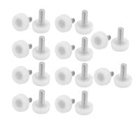 sourcing map 20pcs Pieds de Nivellement Meuble Réglable Pied Réglable Patin de Meuble Jambe Pied de Table Chaise Base Protection Plancher Filetage M8x 20mm