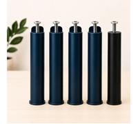 Pieds pour cadre lattes 22cm bleu nuit - jeu de 5 pieds - Pieds Sommier Universels à Visser - Robustes et Stables