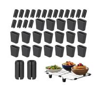 Pieds pour Grille D'Évier Cuisine - Protecteur en Caoutchouc Antidérapant,Lot de 40 Pieds pour Grille d'Évier | pour Plan de Travail, Meubles, électroménager, Bar de Maison, Appartement