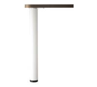 Pieds réglable 3 cm maximum diamètre 60 x 71 cm blanc set de 4P 23R-71BL