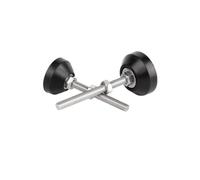 Pieds réglables Coussinets de pieds réglables en Nylon, pieds articulés/pieds de Support, tailles M6/M8/M10/M12 for profils en aluminium, vis à pied fixe(40-M6x50(2 set))