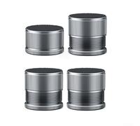 Pieds réglables de nivellement autocollants pour meubles, hauteur de 2,3 à 3,9 cm, avec coussinets en silicone pour tables, armoires, projets de bricolage (gris)