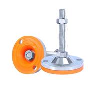 Pieds Réglables, Pieds Lourds, Pieds Réglables À Vis, Châssis À Double Trou, Adaptés À Différents Scénarios (D100*24 * 200mm,1pcs)