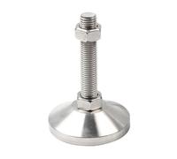 Pieds réglables pour meubles Pied de tour réglable, filetage en acier inoxydable 304 M8 M10 M12, pieds de nivellement robustes, Base pivotante, coussinet coulissant for meubles, 4 pièces(D50 x M12x50)