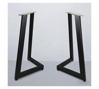 Pieds Robustes en Profilé Carré en V De 72 Cm, Lot De 2 Pieds De Table Basse Modernes en Métal, Pied De Support Réglables pour Table Basse Bar Bureau Établi Bricolage(W*H:60 * 72cm)