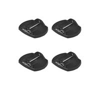 pieds stabilisateurs avec goupille de blocage noir 4 pièces