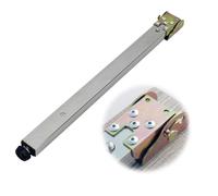 Pieds Table de Meubles en Acier Inoxydable 30-150 cm Pieds Bureau de Bar TéLescopiques Pliables, Pieds de Table à Manger Relevables Push-Pull, Pied de Support RéGlable avec Vis(45cm=17.7in)