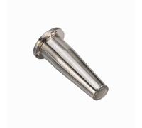 Pieds Table Metal, Lot de 4 Pieds Meuble Brossé Pied Cuisine Réglable Pied de Fauteuils Alliag de Zinc | Electroplacage Jambe Canapé Hauteur Optionnelle: 8-15cm Bricolage Fauteuil Sièges 10cm/4"