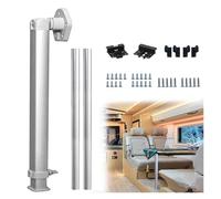 Pieds Télescopiques Pliants De 20 À 30 Pouces Avec Rails Coulissants | 2 Pièces Kit de pieds de table réglables, for camping-car, yacht, remorque de voyage